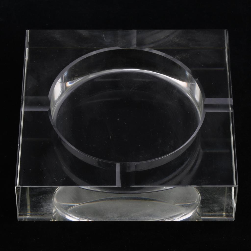 Deluxe Leather Crystal Square Cigarette Cigar Ashtray Home Perfect Gift
