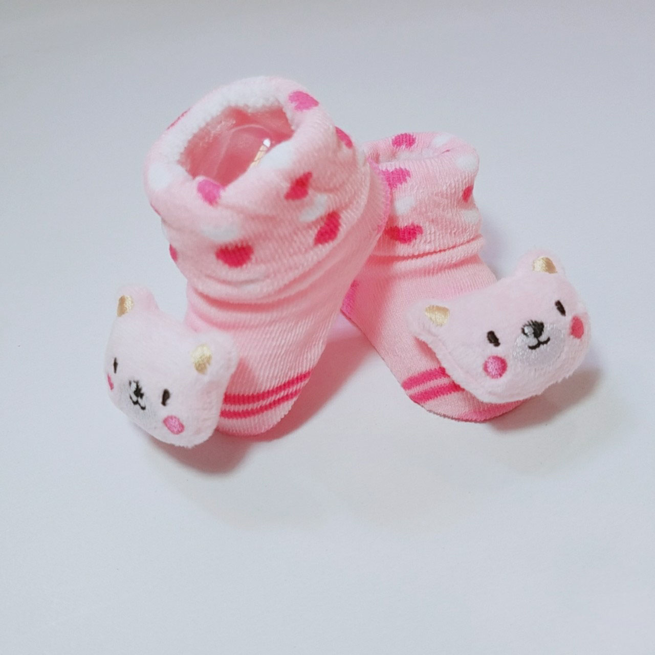 03 Đôi Vớ 3D Ngộ Nghĩnh Cho Bé - Từ 0 đến 07 Tháng - Giao Màu Ngẫu Nhiên