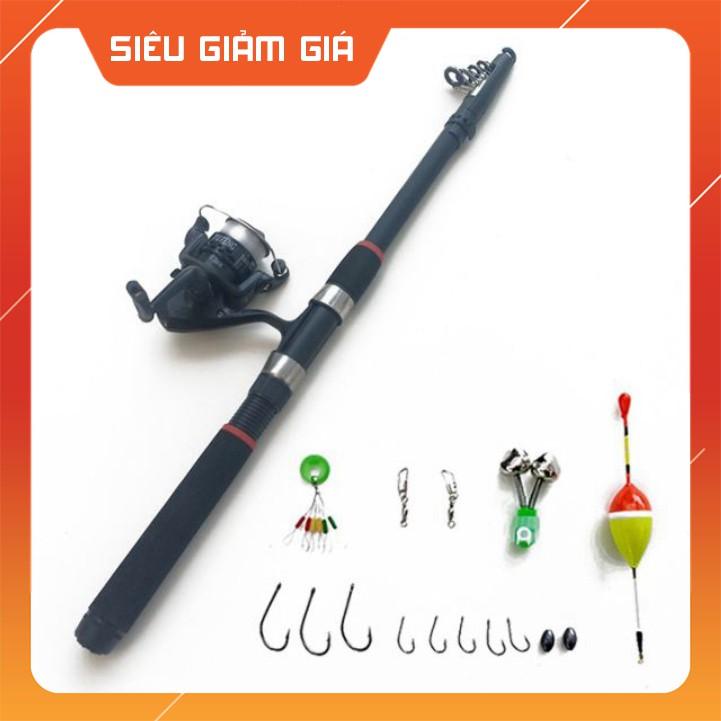 (Rẻ bất ngờ) Bộ cần câu rút Shimano và máy cùng phụ kiện - ĐỒ CÂU NGỌC HẢI