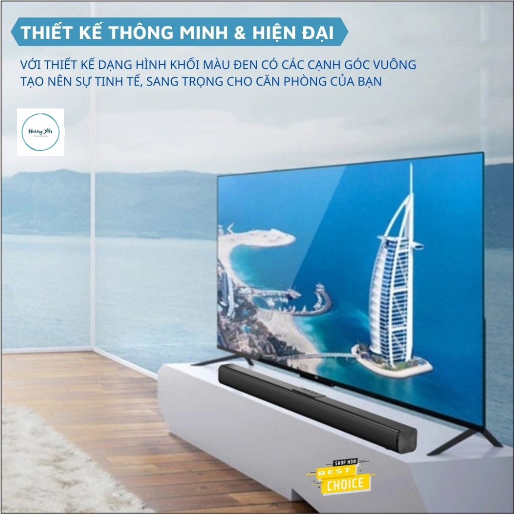 Loa Soundbar Bluetooth Âm Thanh Vòm 8D BOSEBT-D01 Super Bass 2022 Cho Tivi Máy Tính Laptop PC Điện Thoại