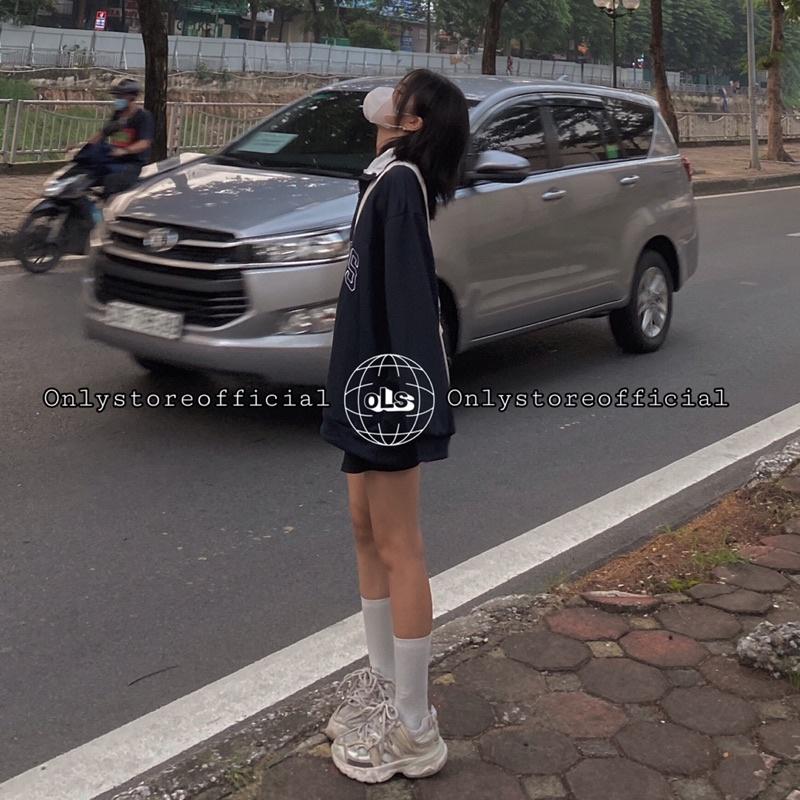Hoodie zipper nỉ da cá xanh than "foruyfs" và quần đùi đen