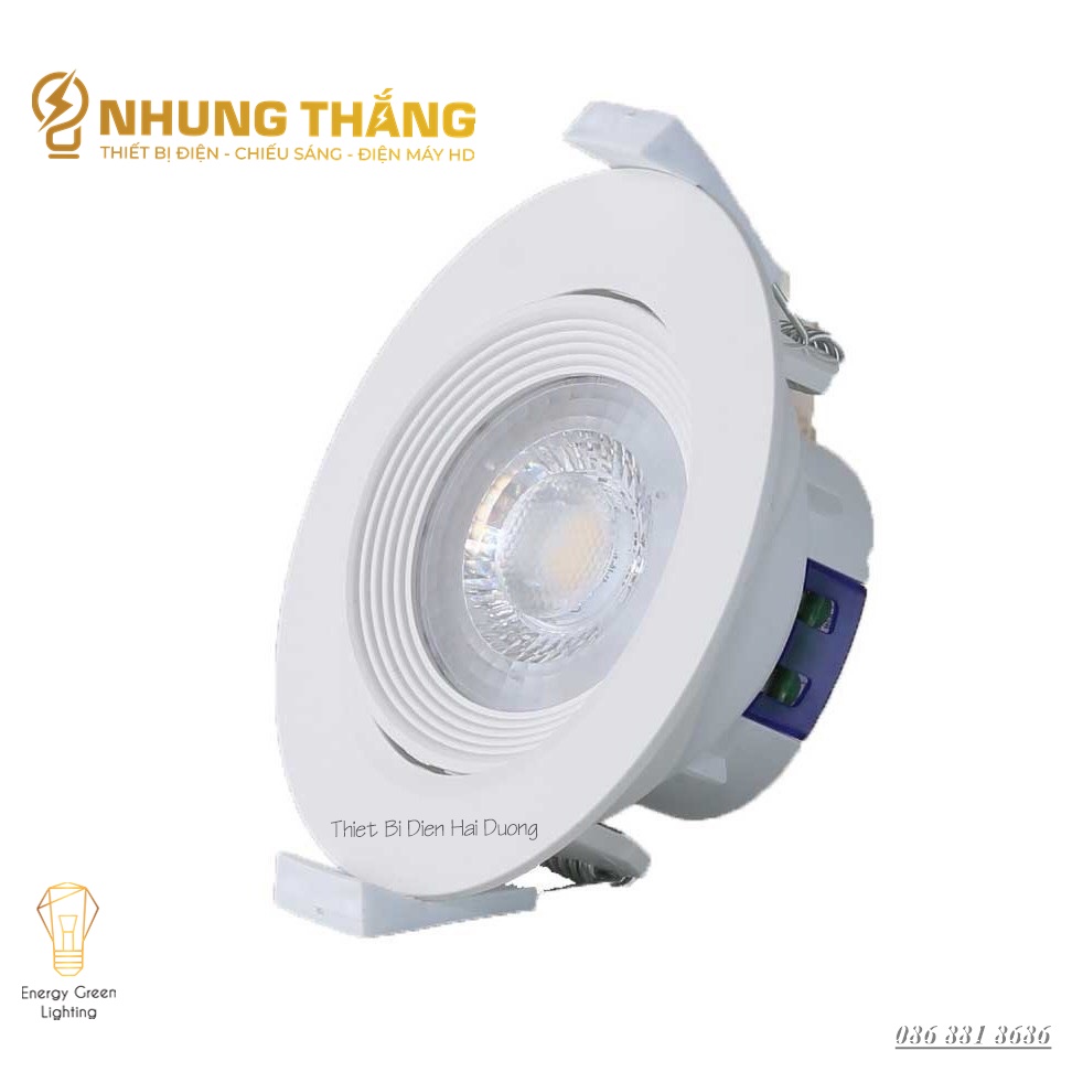 ĐÈN LED ÂM TRẦN DOWNLIGHT RẠNG ĐÔNG MODEL D AT02 XG 76/6.5W - THAY ĐỔI ĐƯỢC GÓC CHIẾU