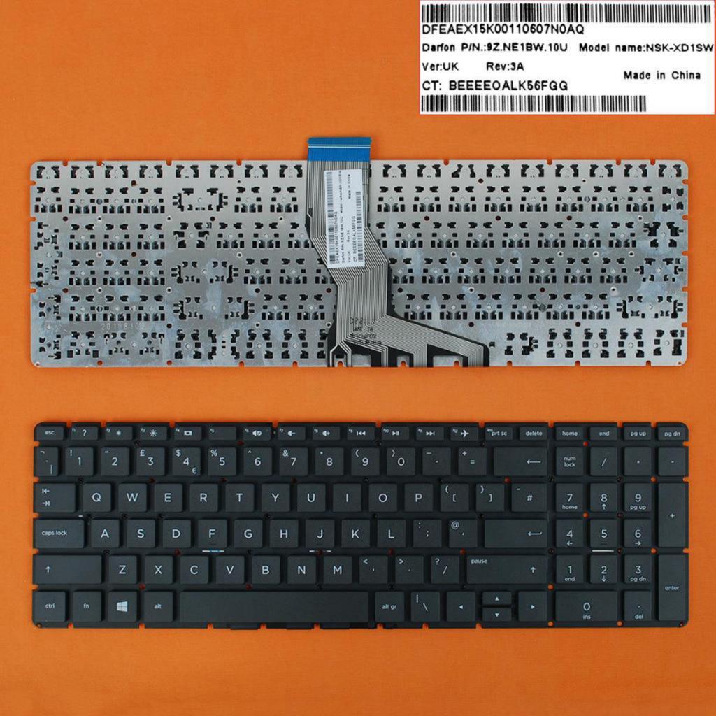 For 15 BS 15 CD 250 G6 255 Laptop Standard Spanish Layout Keyboard Black