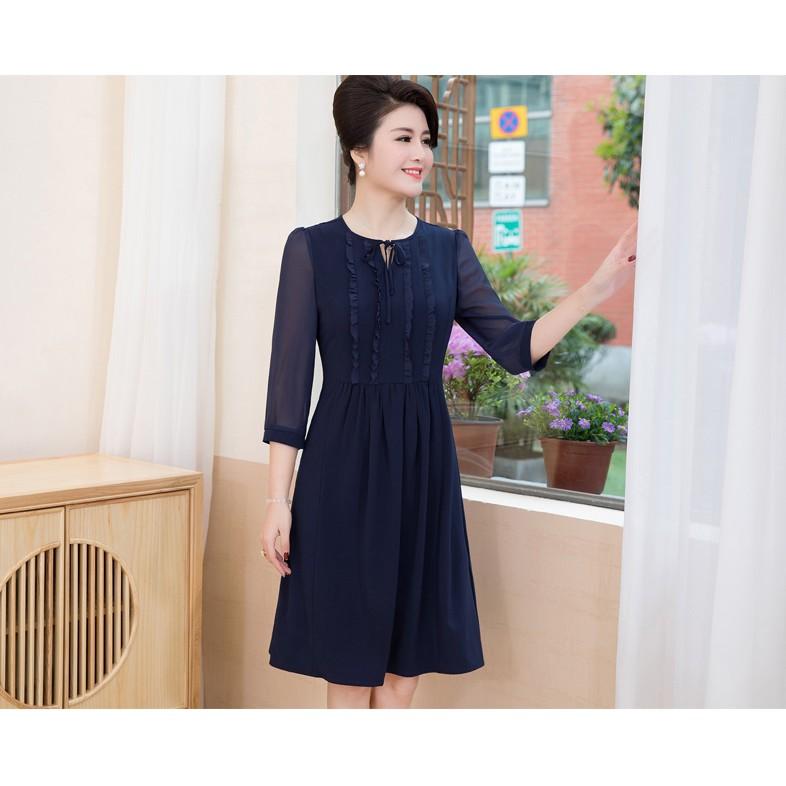 Dress66-đầm tay lỡ quý cô cao cấp s-6xl
