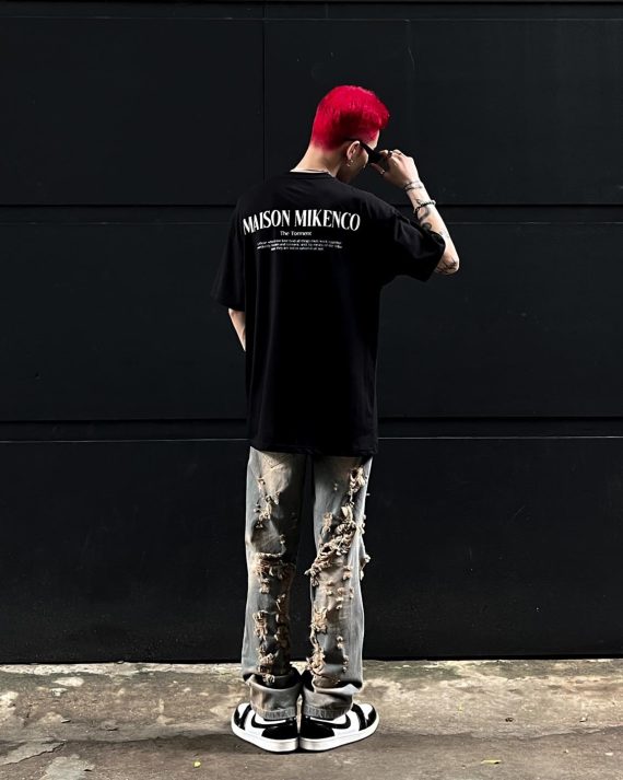 Áo phông nam MIKENCO Torment black
