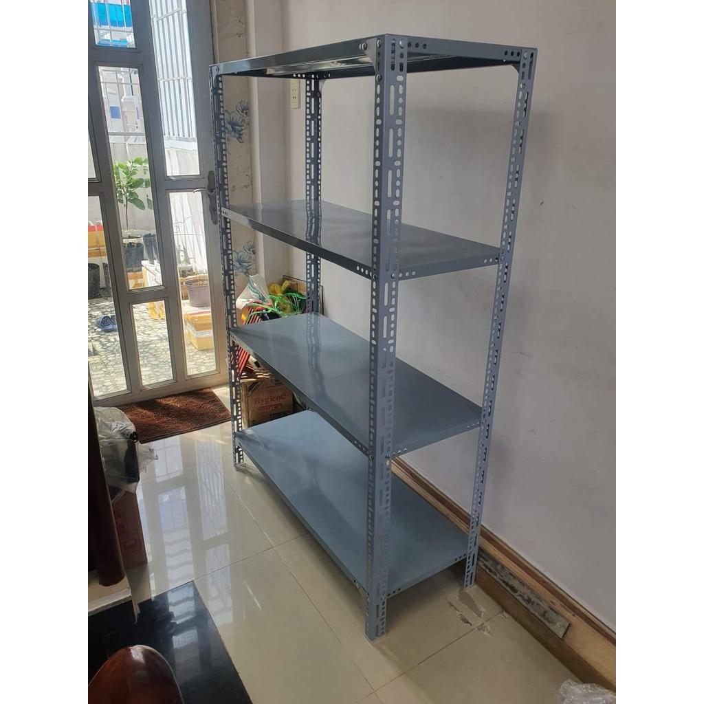 Kệ sắt mâm v lỗ cao 60-80-1M-1,2M ,nhiều tầng