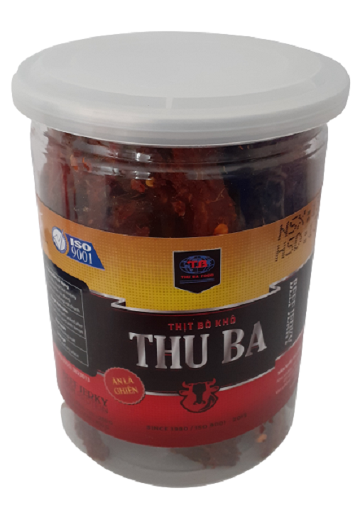 Thịt bò khô cục  chính hãng Thu Ba 300gr cay ngon ăn là ghiền