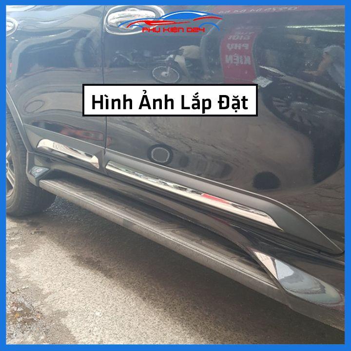 Bộ ốp nẹp sườn Hilux Revo bản to trang trí làm đẹp xe