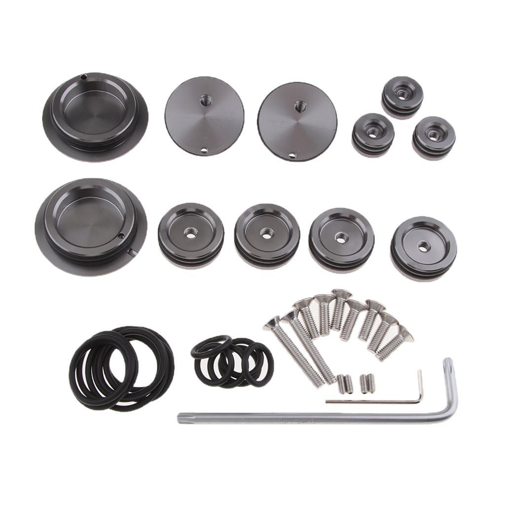 Motorcycle Frame Hole Cover Caps Set for 2014-2017