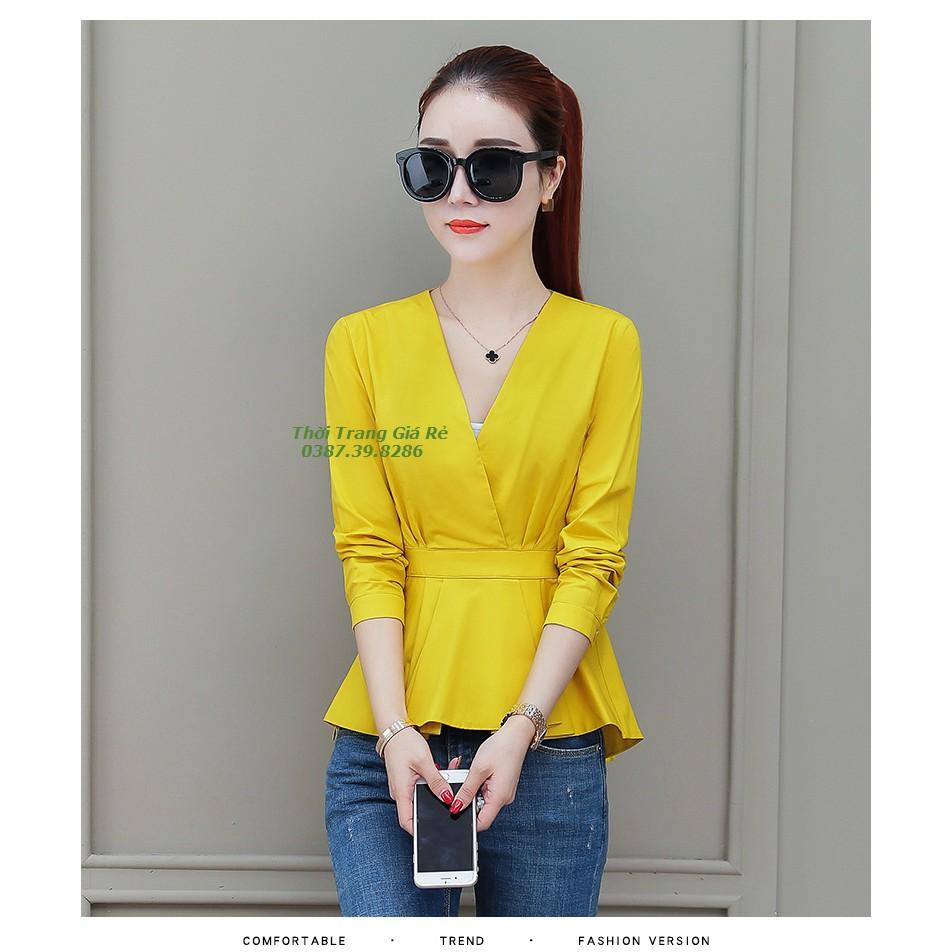 ÁO CỔ V SANG CHẢNH