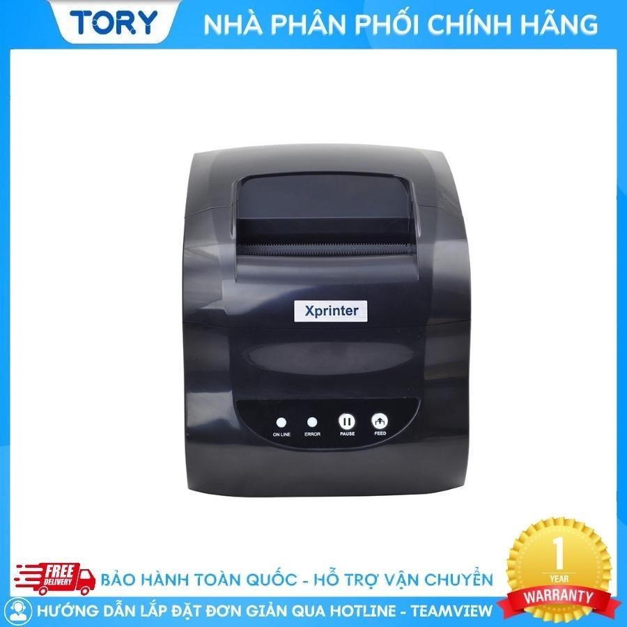 Máy in tem nhãn, mã vạch Xprinter XP-318B cổng USB. Máy in đơn hàng, in tem, in vận đơn TMĐT khổ 80mm [HÀNG CHÍNH HÃNG]