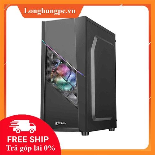 Vỏ Case JETEK SQUID A1 (Mid Tower/Màu Đen) - 1 FAN