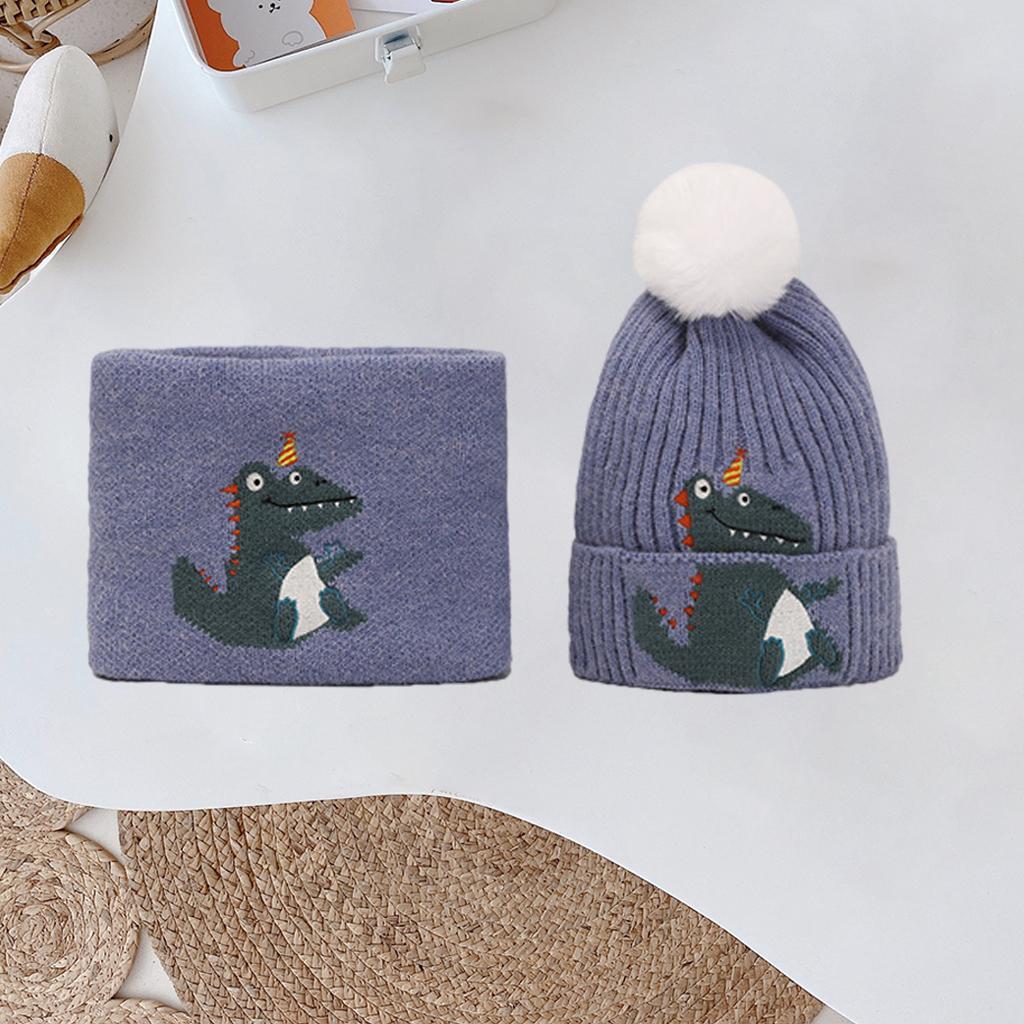 Children Hat Acrylic Fibers Unisex Festival Gift Thick Cartoon Birthday Gift Knitted Hat Caps for Video Shooting Winter Autumn Spring ,Boys Girls Kids