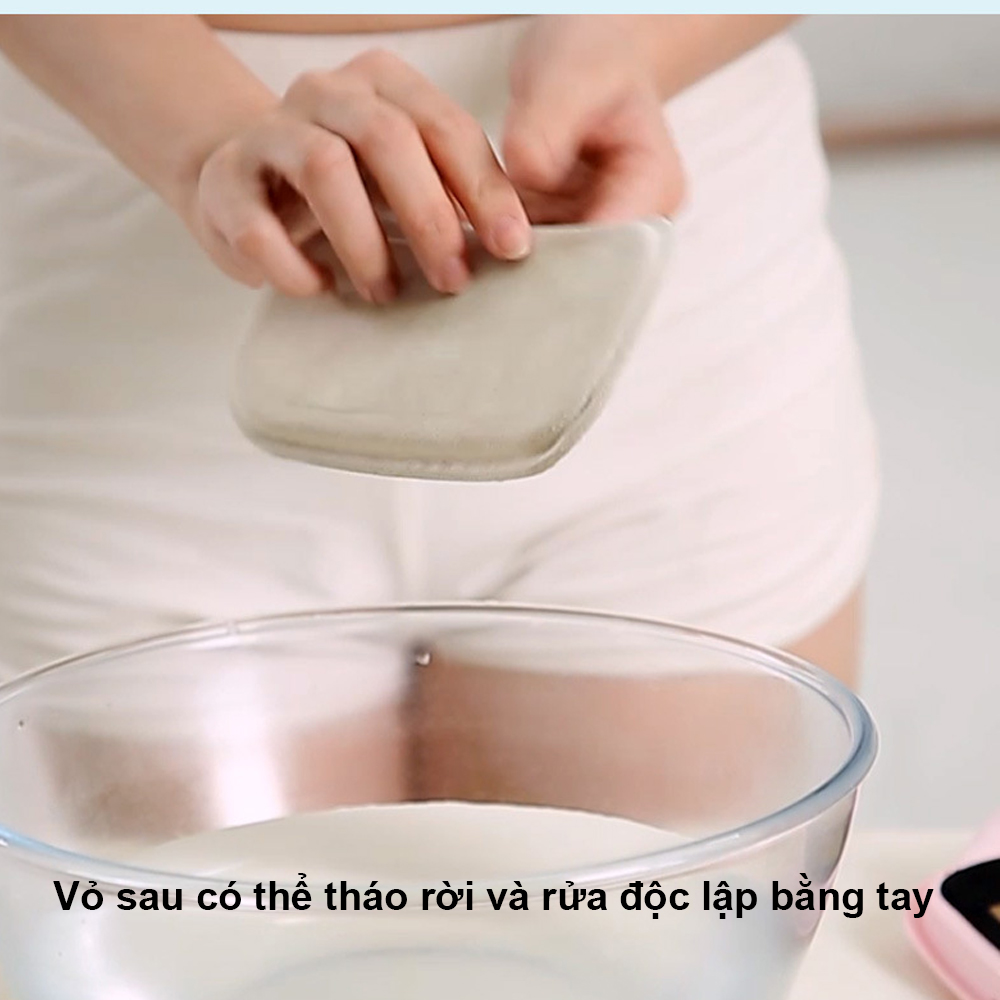 Máy Chườm Giảm Đau Bụng Nguyệt San Nam Tặng Nữ S249 - Máy sưởi ấm bụng làm ấm tử cung - Đai lưng massage bụng kèm sạc - Trắng