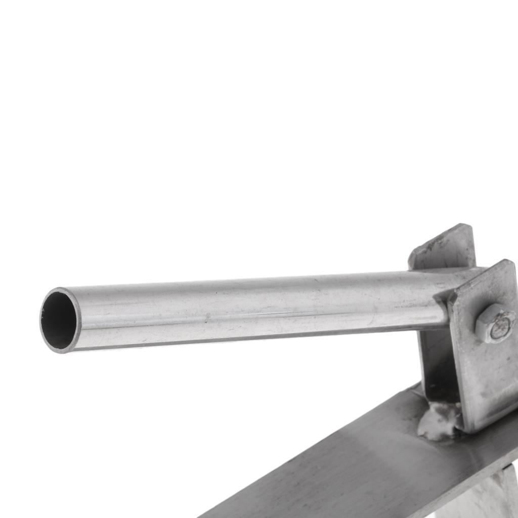 Foldable Stainless Steel Fishing Rod Pole Holder, Ground Support Stand Rack, Fisherman Gift