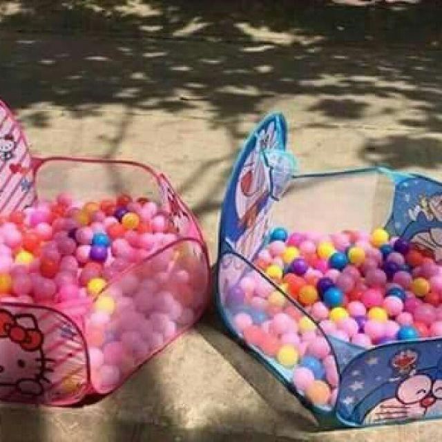 combo lều kitty , 100 bóng, lều công chúa, bể bơi 1m5, 2 chùm bóng nước 111 quả-rẻ rẻ