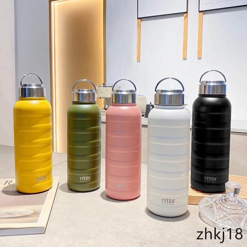 Bình nước giữ nhiệt chân không nóng và lạnh bằng thép không gỉ dung tích 750ml 1000ml tiện dụng cho hộ gia đình