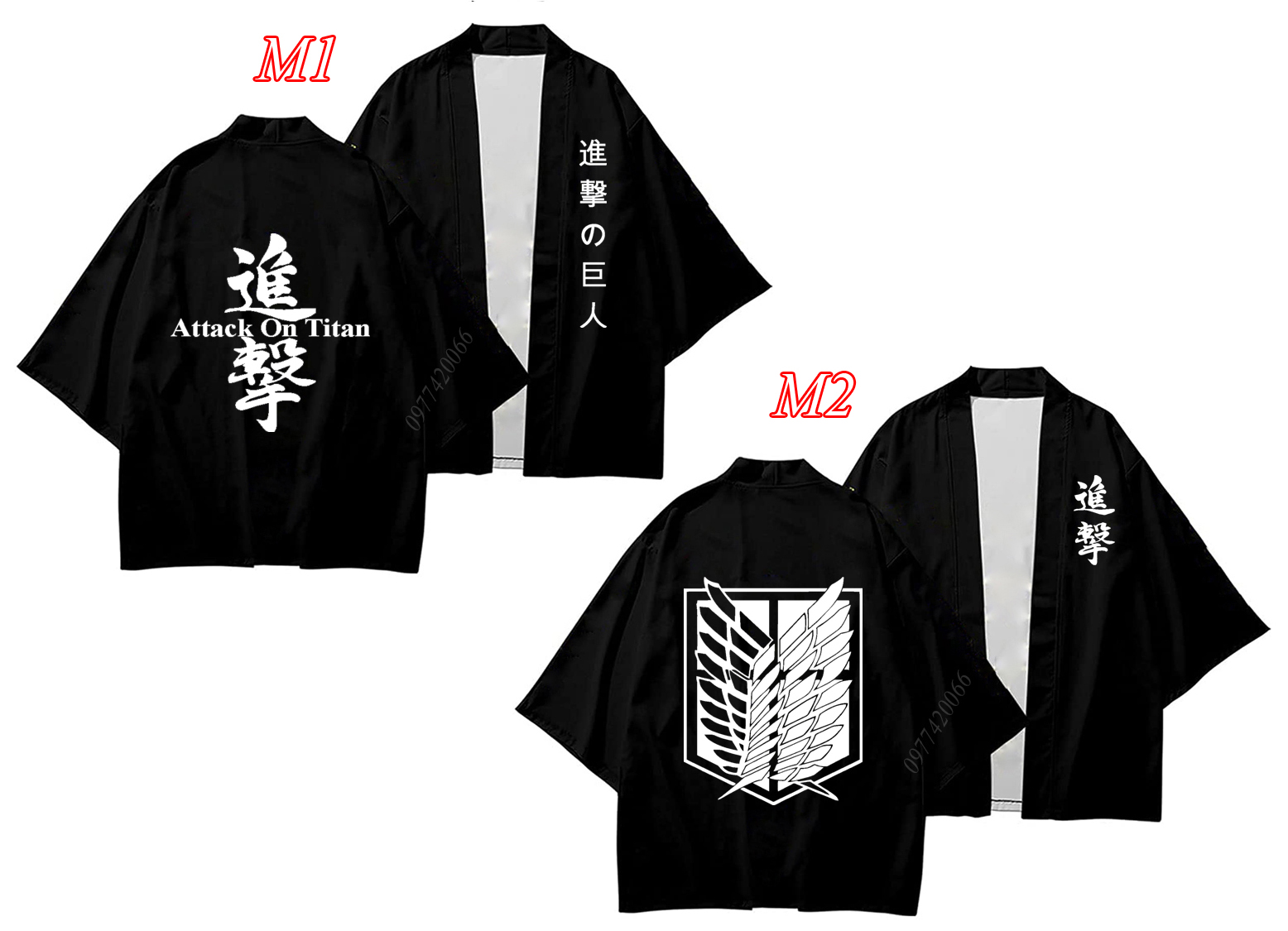 áo ATTACK ON TITAN, áo khoác kimono đội trinh sát trong ATTACK ON TITAN phong cách Nhật Bản