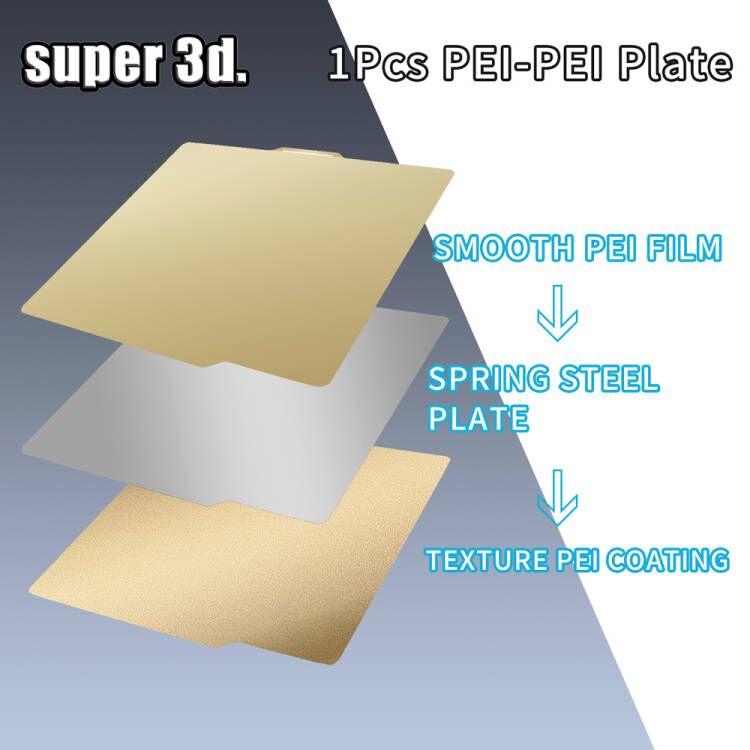 Double Side Build Tấm kết cấu PEI mịn PEO PET /TIẾP THE