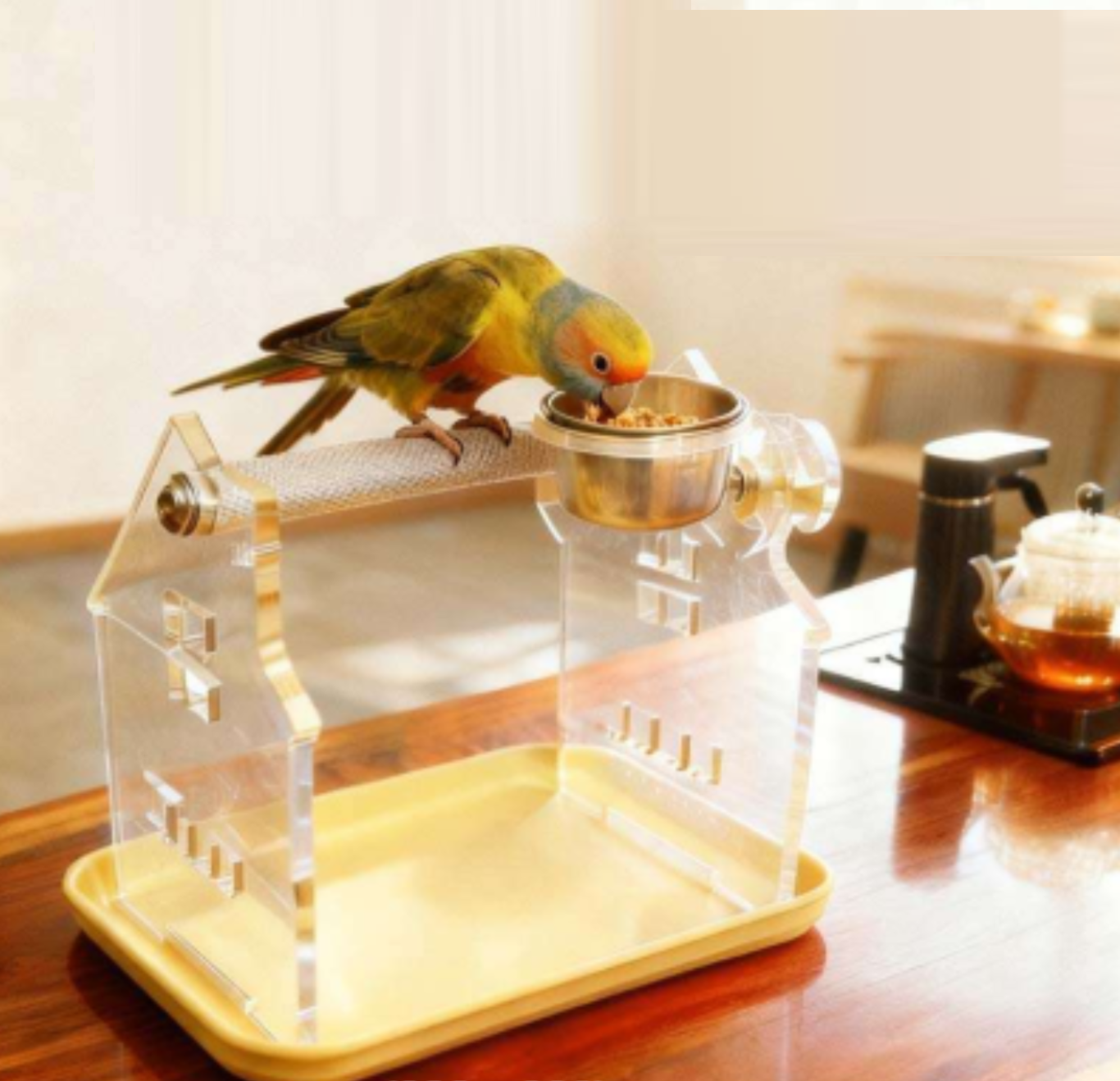 CẦU ĐỨNG ĐỂ BÀN CAO CẤP (HÌNH NGÔI NHÀ) CÓ KÈM CÓNG ĂN 6,5CM (CÂY NGANG NHÔM MÀI MÓNG)