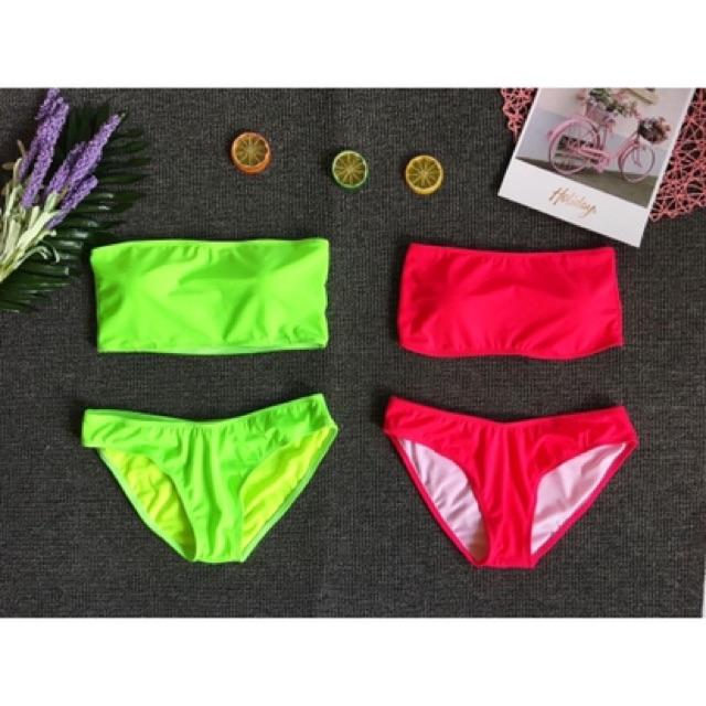 Bikini/ Đồ bơi 2 mảnh neon sexy kèm ảnh thật và feedback