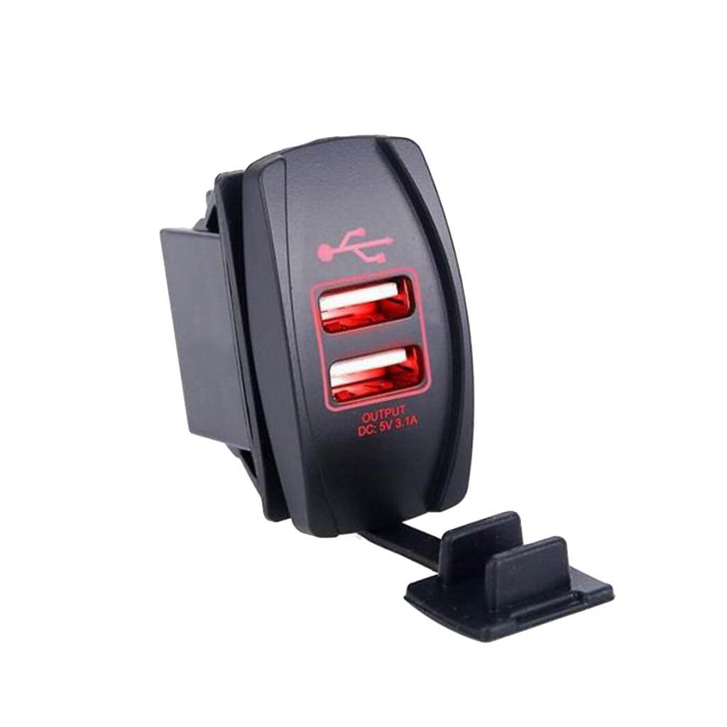 High Quality USB Charger 3.1A Car Charger Socket for iPhone Samsung