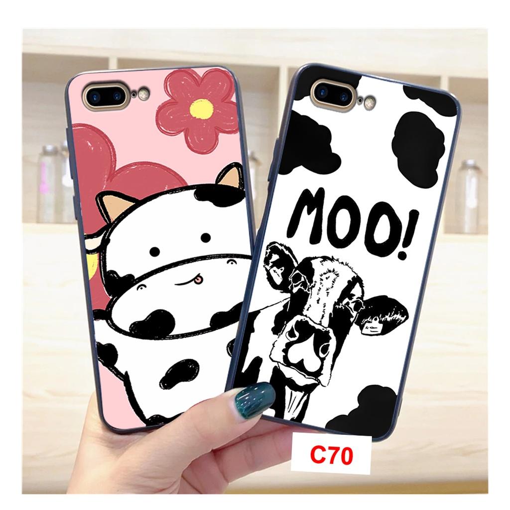 Ốp Lưng Dành Cho IPhone 7 plus - 8 plus In Hình Bò Sữa Đa Dạng Nhiều Màu Sắc Mới Lạ P2