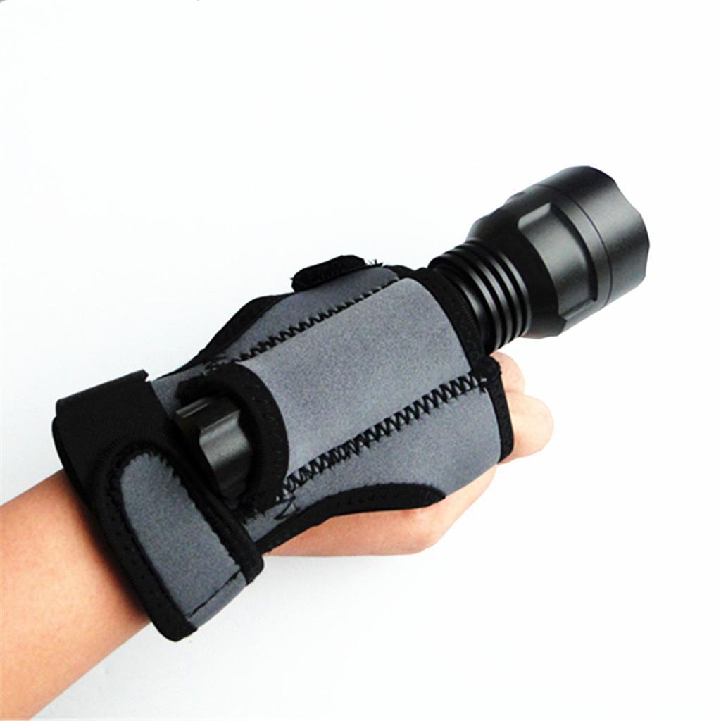 2x Durable Universal 3mm Neoprene Underwater Scuba Diving Dive Outdoor Camping Hunting Climbing Torch Flashlight
