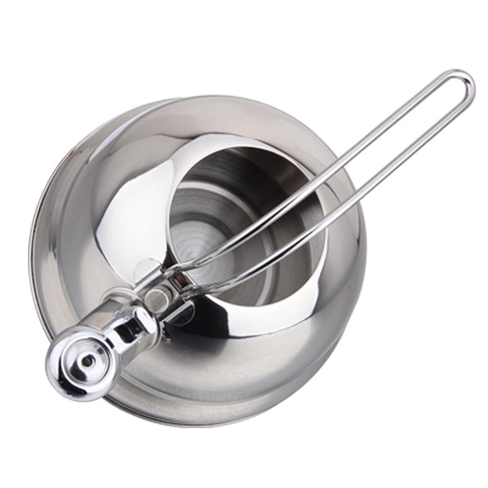 2.5L Stainless Steel Whistling Teapot Tea Kettle for Home Outdoor Camping Hiking Backpacking