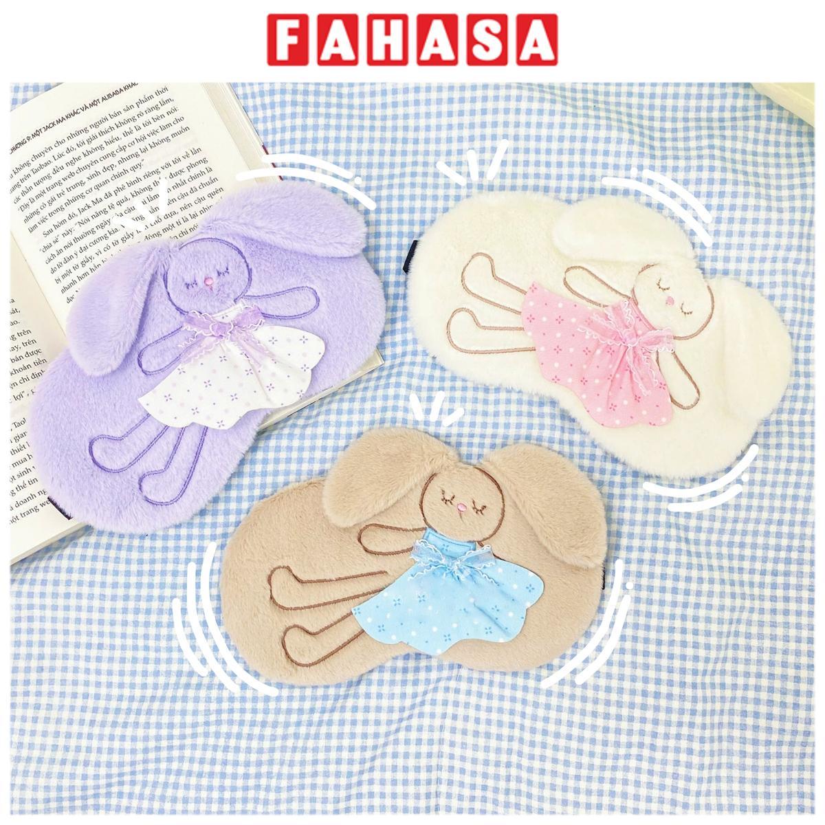 Bịt Mắt Ngủ - Thỏ Mặc Đầm Có Túi Nước 3m - ZooZoo 018025 - Màu Trắng