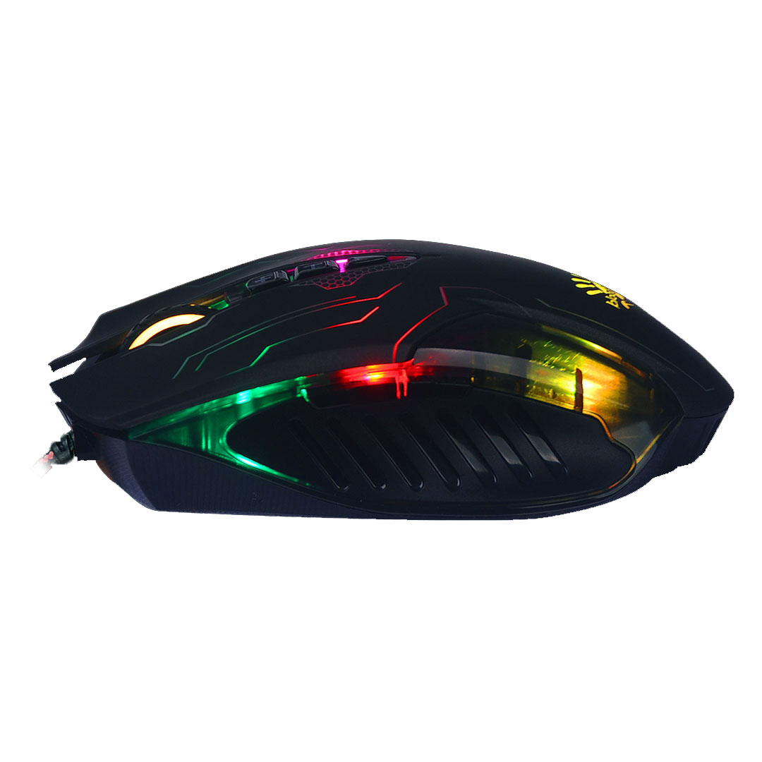 Chuột Gaming A4Tech Bloody Q50 Neon X-Glide 3200 DPI 6 Phím - Hàng Chính Hãng