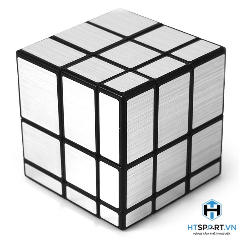 RuBik Tráng Gương Bạc, Rubik 3x3 Lập Phương Viền Đen - Phát Triễn IQ Cao Cấp