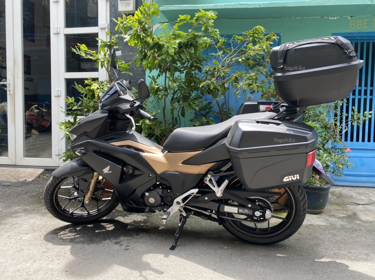 Thùng Givi E43NTL_ADV, hông E22N, baga hông SBLWinner150/X baga sau lắp cho Winner X 2022