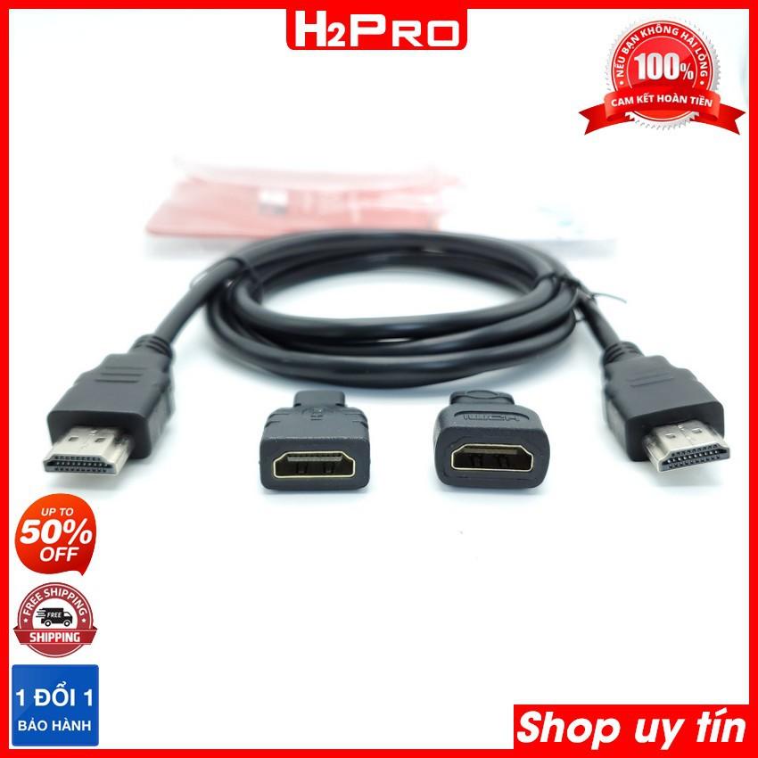 BỘ CHUYỂN TÍN HIỆU CỔNG HDMI 3 TRONG 1 CHO ĐẦU CHUẨN HDTV, HDMI sang mini HDMI và micro HDMI, dây dài 1m