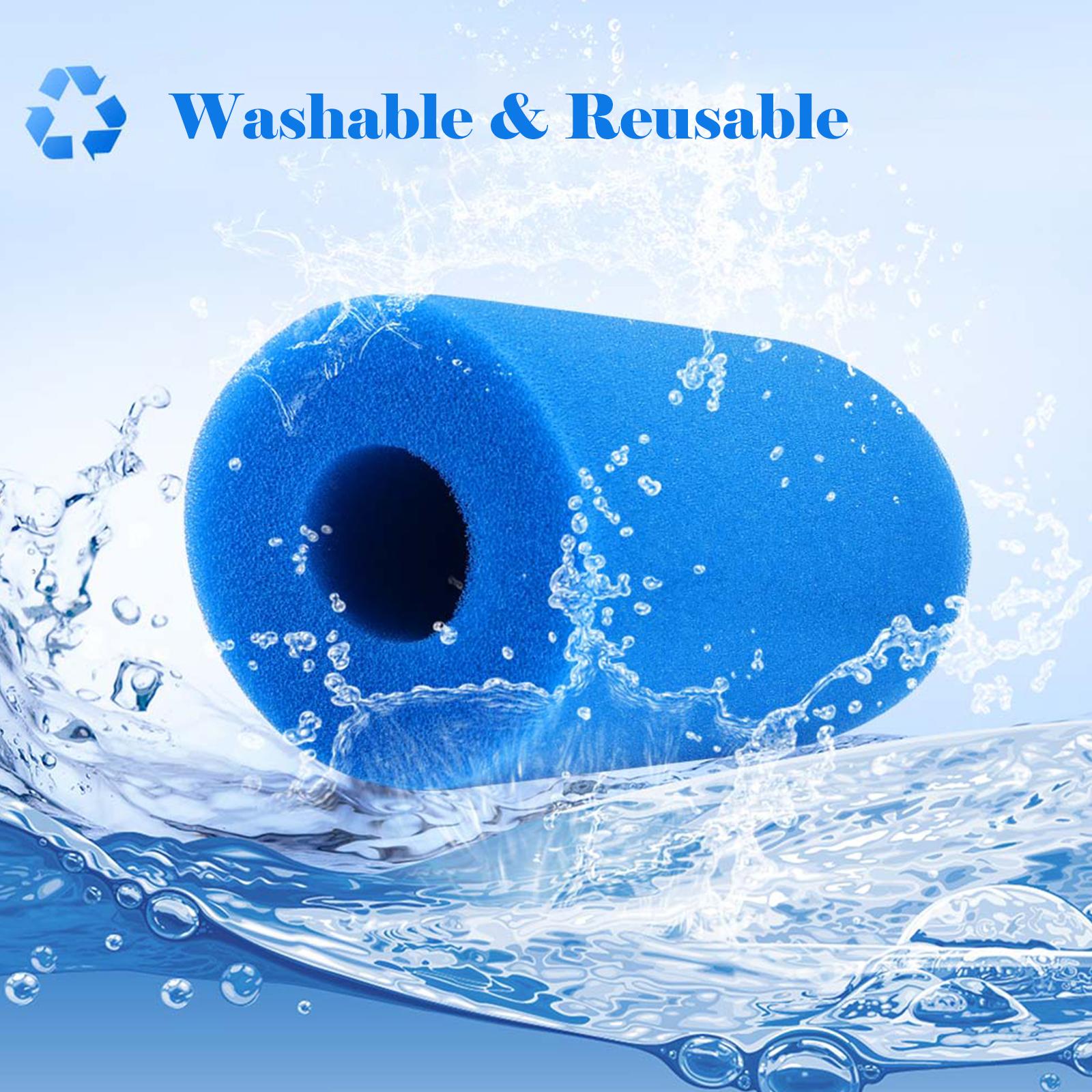 Bộ lọc bể bơi bằng mút có thể giặt và tái sử dụng