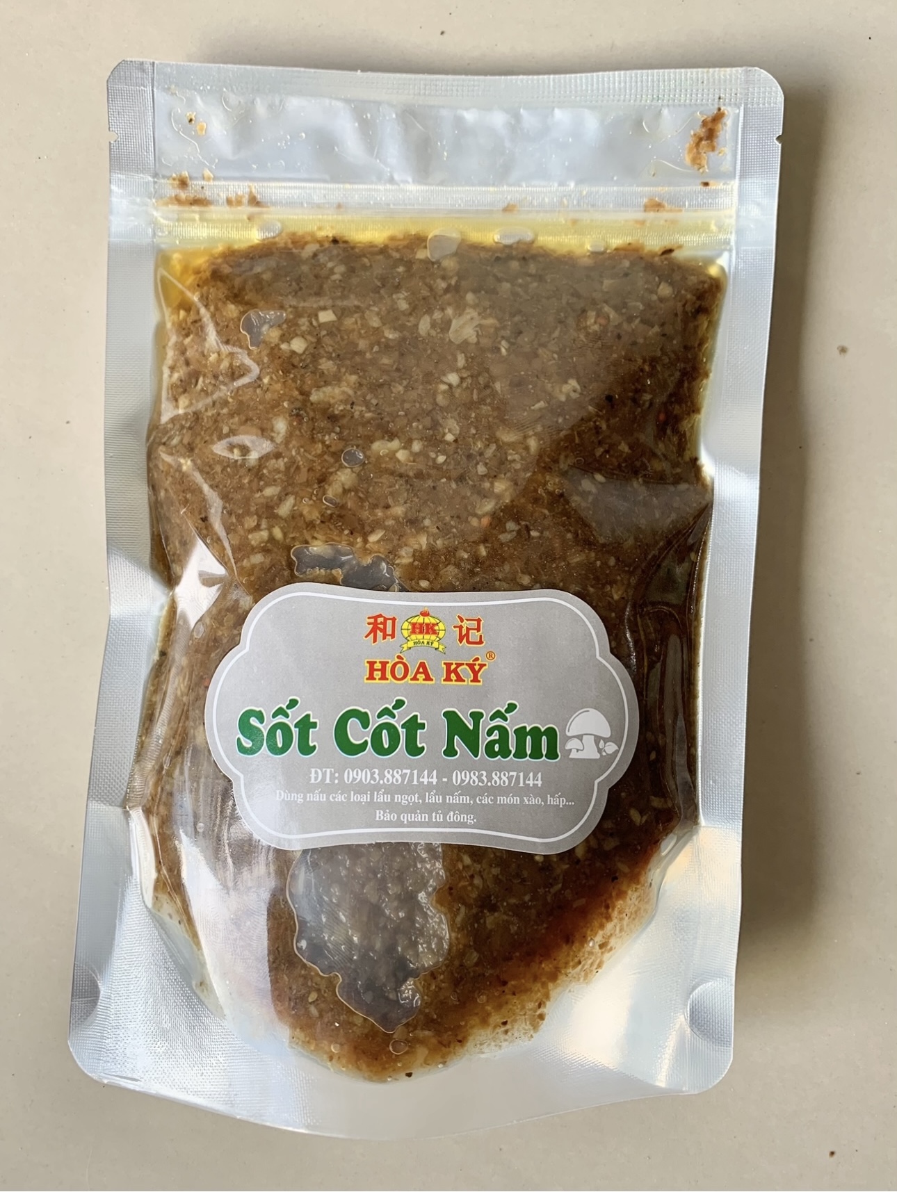 Sốt cốt nấm 1kg Hoà Ký dùng nấu lẩu nấm