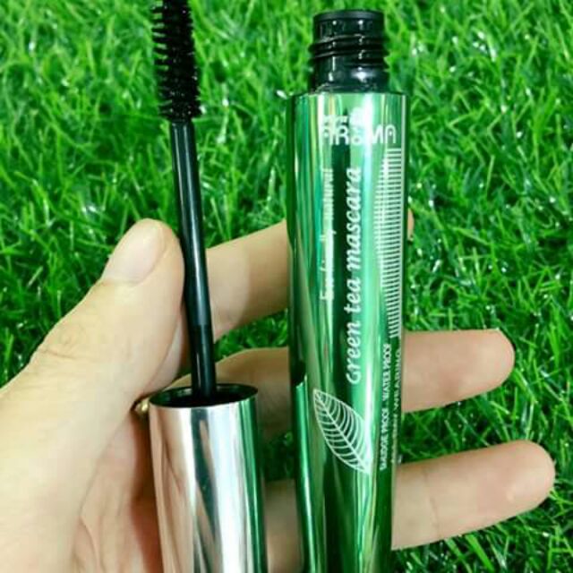 Mascara Trà Xanh Mira Aroma Green Tea Hàn Quốc 8.5ml tặng kem móc khoá