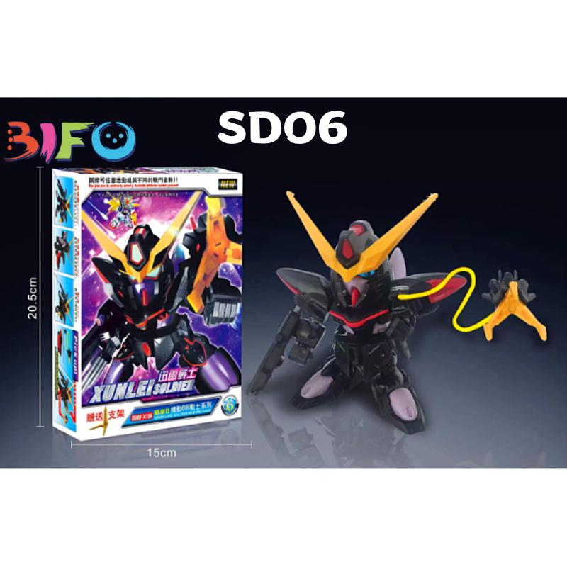 Mô hình lắp ráp bằng nhựa Gundam giá rẻ SD BB bộ sưu tập Destiny Freedom Thunder Justice Pulse-CLOUDSTOREV2