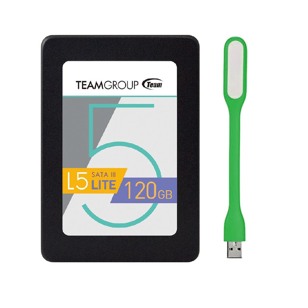 Ổ Cứng SSD 120GB L5 LITE 2.5 Team Group Sata III - Hàng Chính Hãng + Tặng Đèn Led