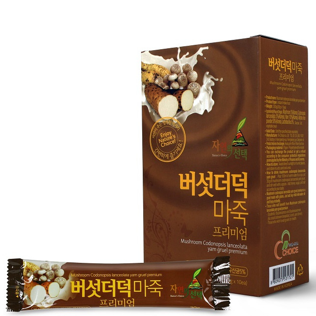 Bột ngũ cốc Hàn Quốc N-Choice nấm và đẳng sâm 300g - hộp 10 gói x 30g/gói