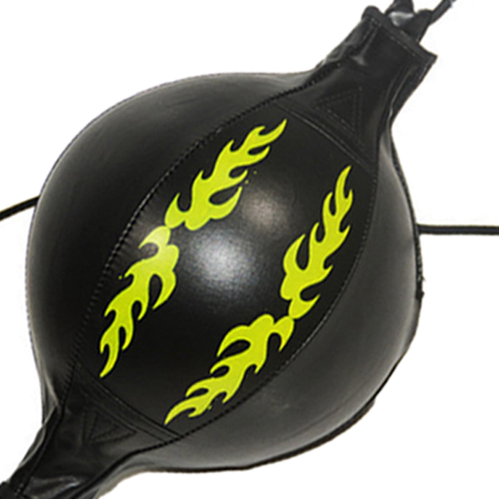 Boxing Speed Bag Double End Punching Bag Kit Kids Black