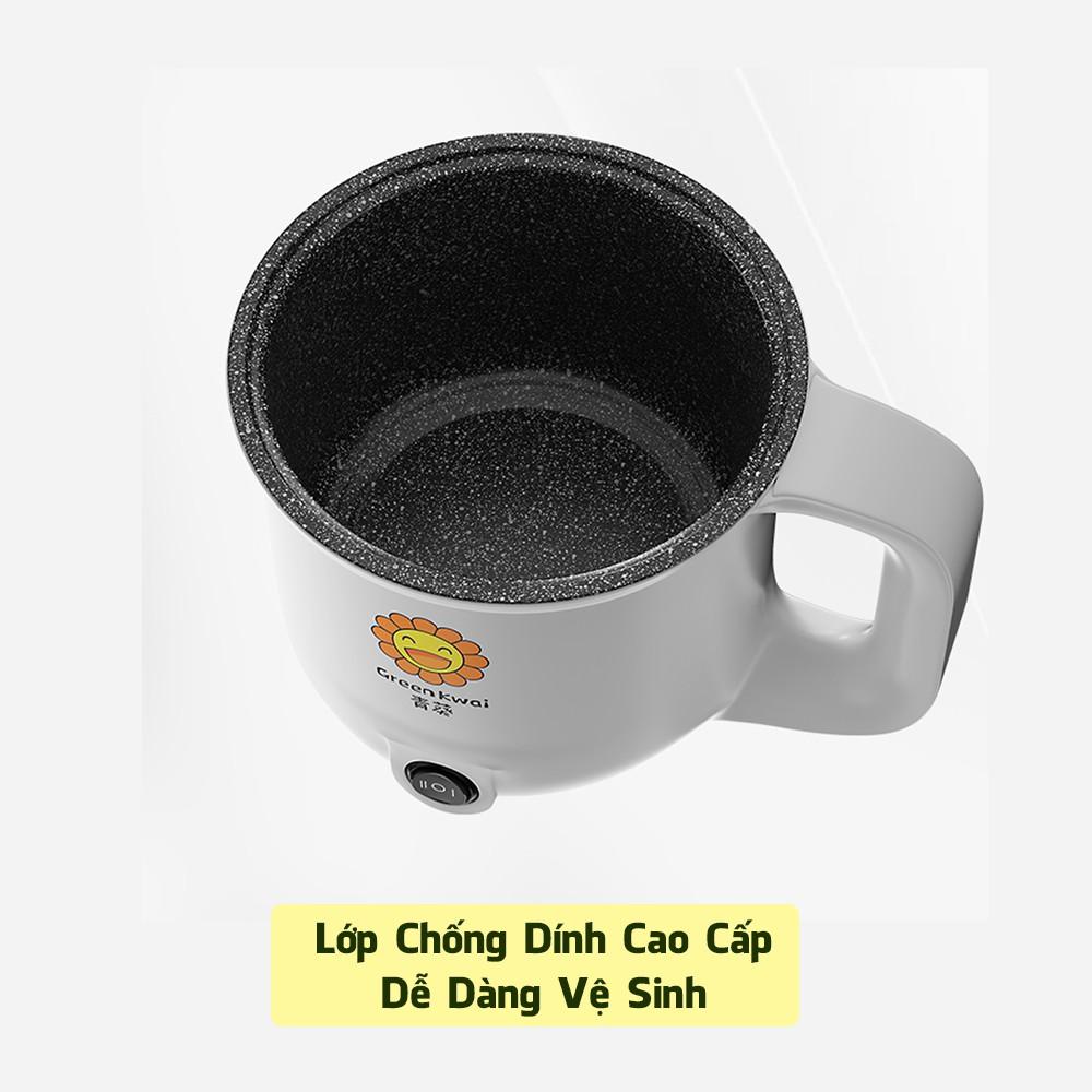 Nồi Lẩu Mini Đa Năng Dung Tích 1.8 Lít Chống Dính Cao Cấp Teflon 2 Mức Nhiệt Phù Hợp Mọi Gia Đình