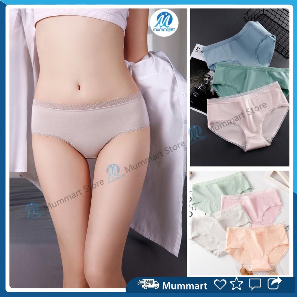 Quần lót nữ cotton viền ren, mềm, mịn, mặc ôm và co dãn tốt