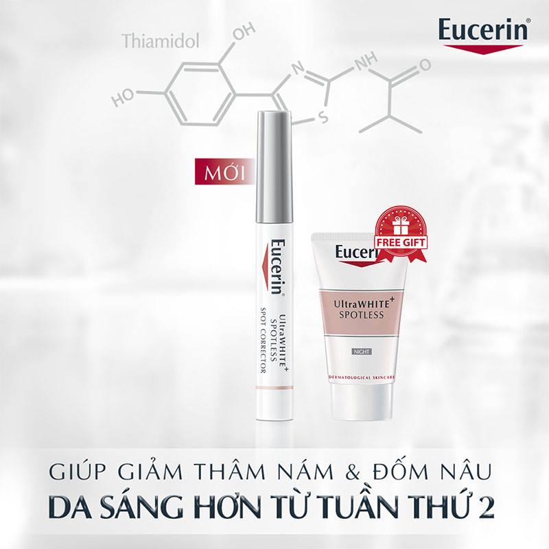 MUA TINH CHẤT GIẢM THÂM EUCERIN ULTRA WHITE TẶNG KEM DƯỠNG TRẮNG DA BAN NGÀY EUCERIN 20ML