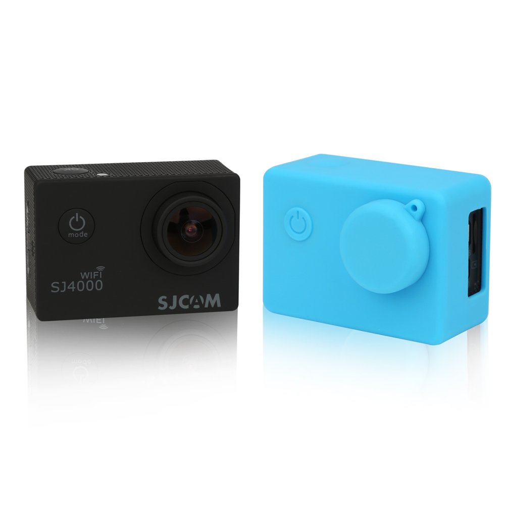 Vỏ silicon kèm nắp che cho SJCAM SJ4000