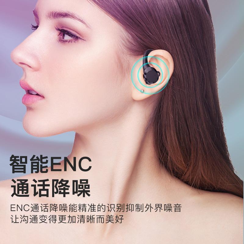 Ưu đãi đặc biệt Tai nghe Bluetooth không dây gắn tai TWS ENC giảm tiếng ồn cuộc gọi nhạc chạy nút tai thể thao