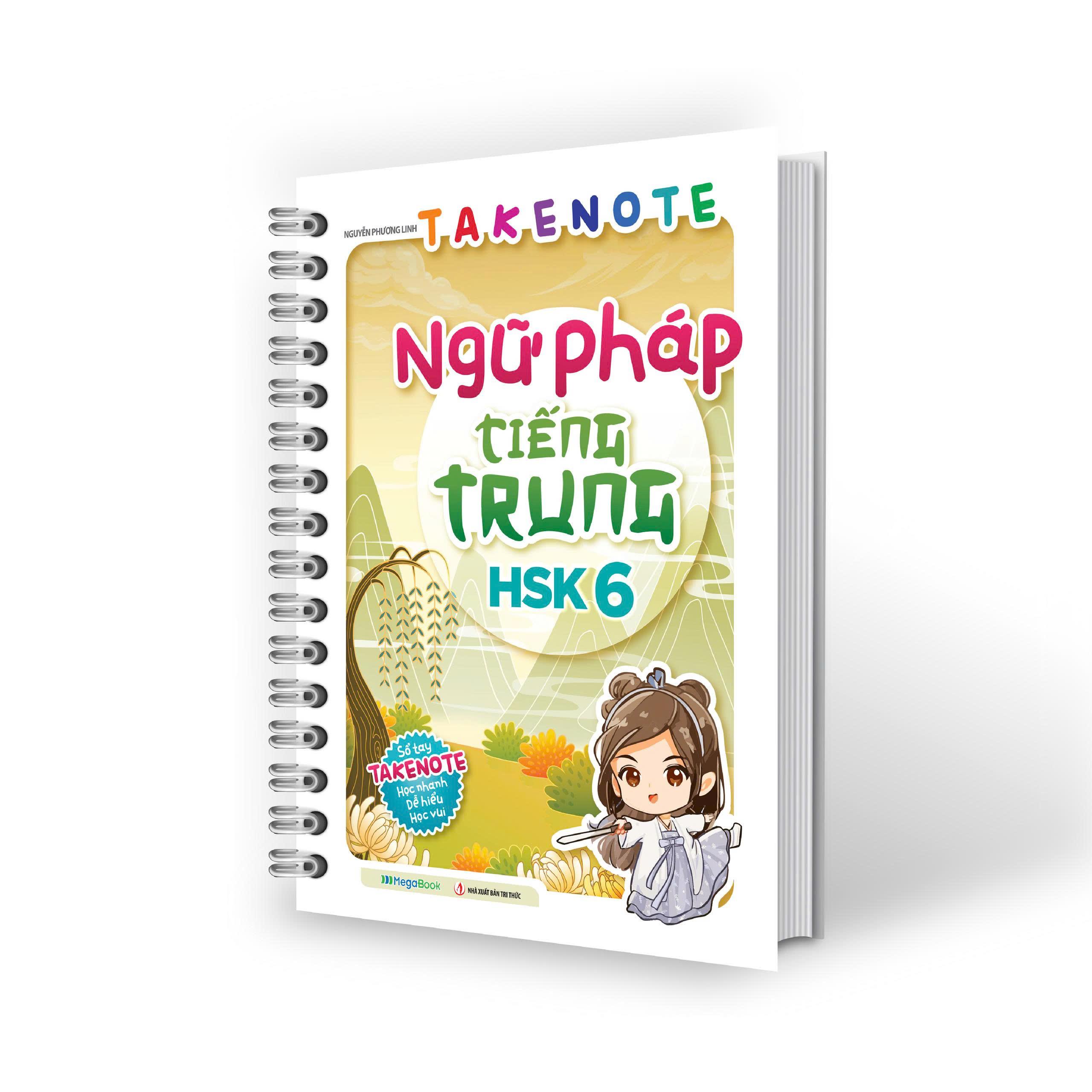 Sách - Takenote Ngữ Pháp Tiếng Trung HSK 6