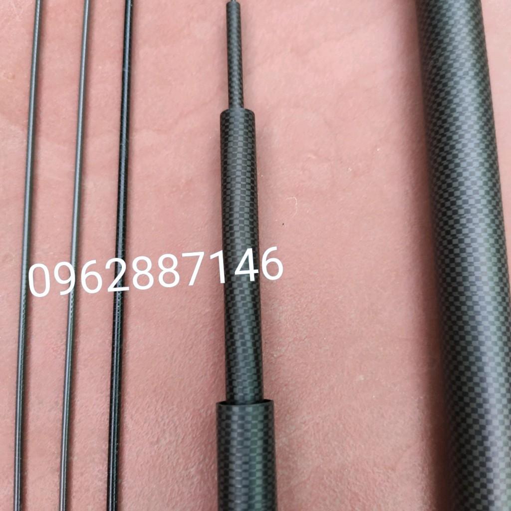 Cần câu tay gw 5h 6h catbon xoắn tặng đọt phụ