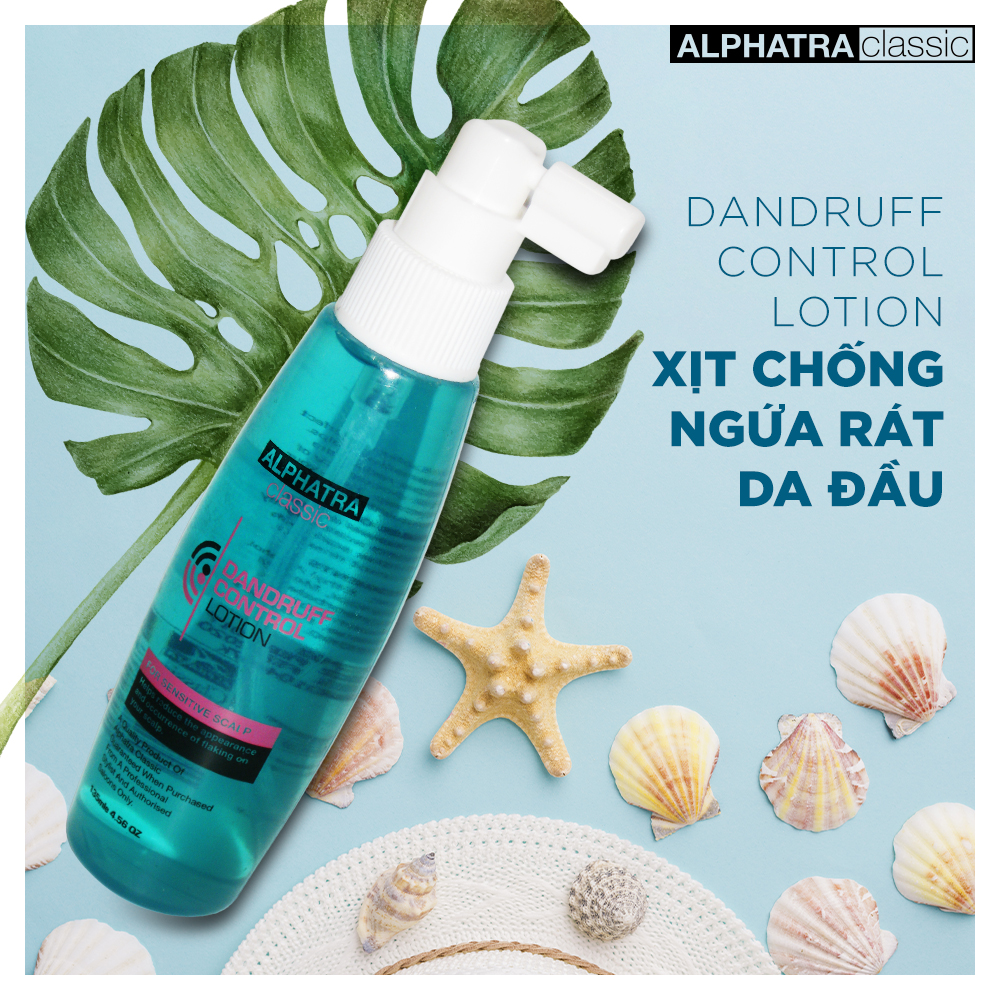 Alphatra Classic | XỊT CHỐNG NGỨA RÁT DA ĐẦU – DANDRUFF CONTROL LOTION – 135ml