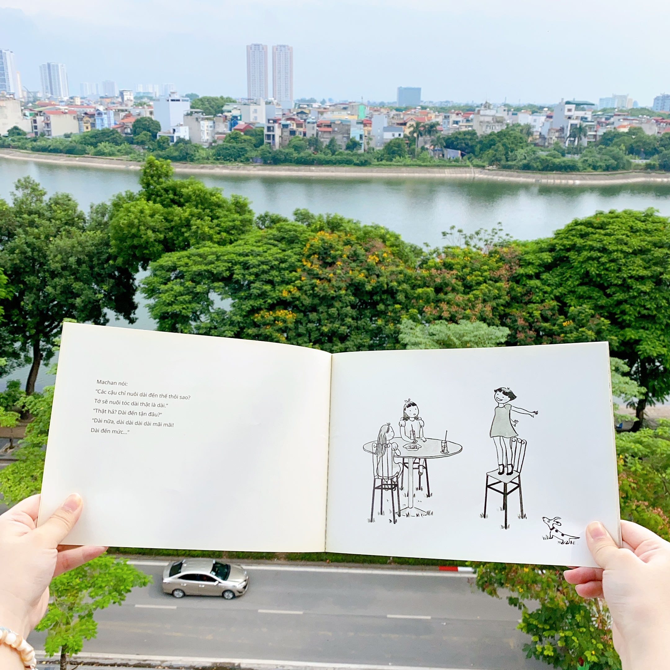 Ehon - Phát triển tư duy - Machan tóc dài - cho bé 3-6 tuổi